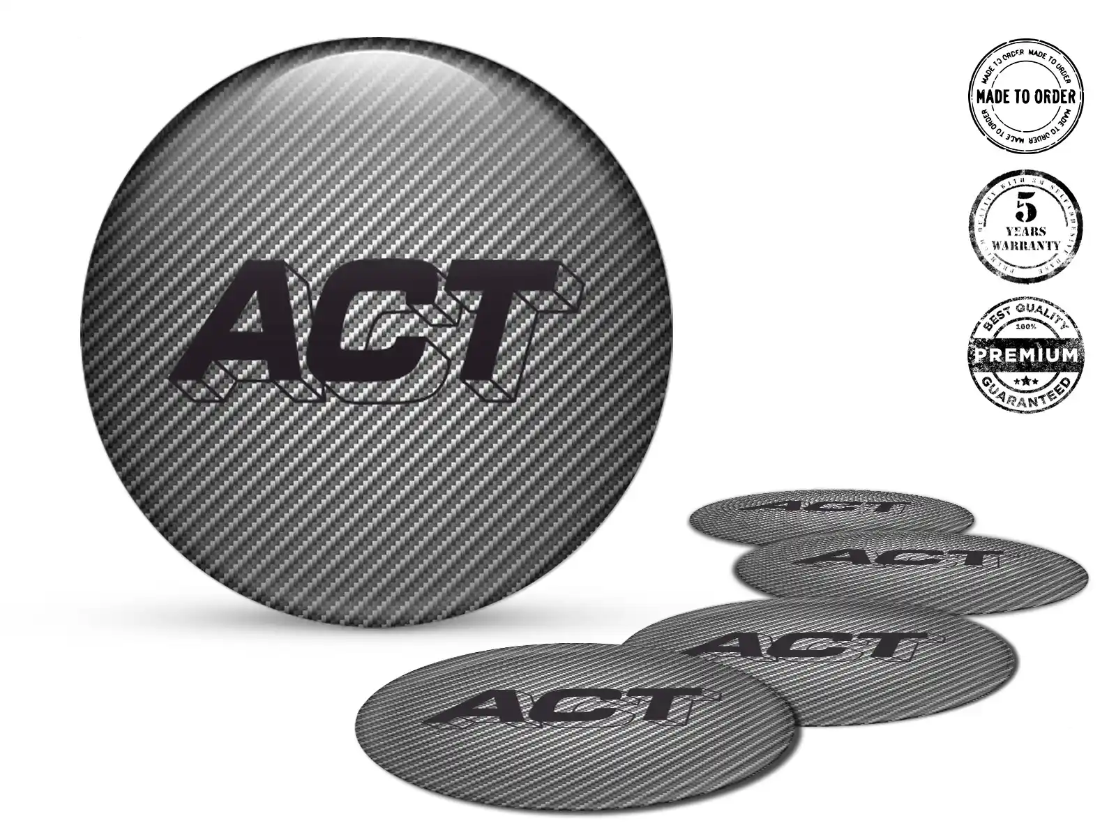 ACT Aufkleber Dome Stil Premium Radlogos